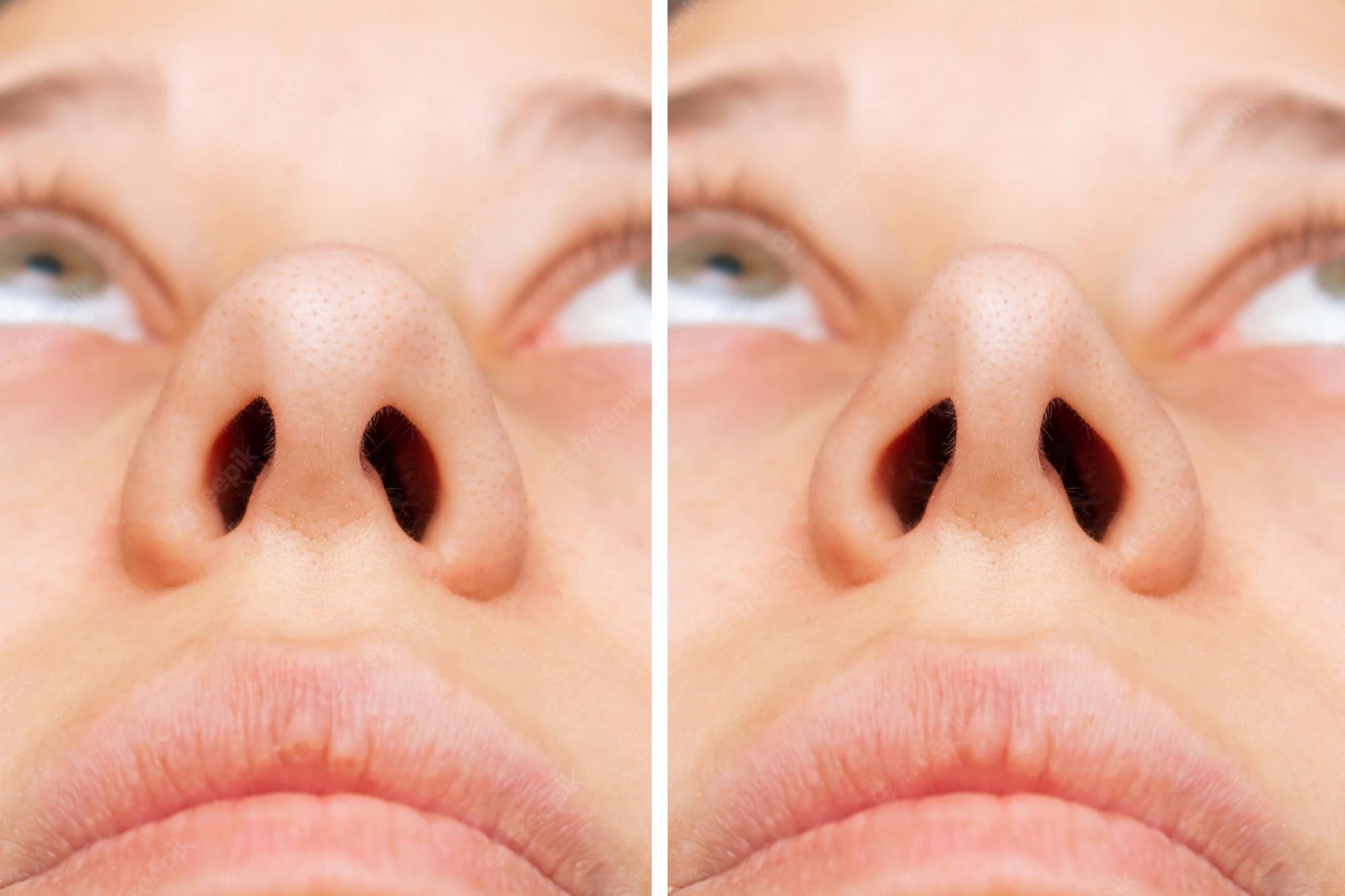 Rinoplastia Pelo SUS antes e depois mostrando correção funcional e estética do nariz
