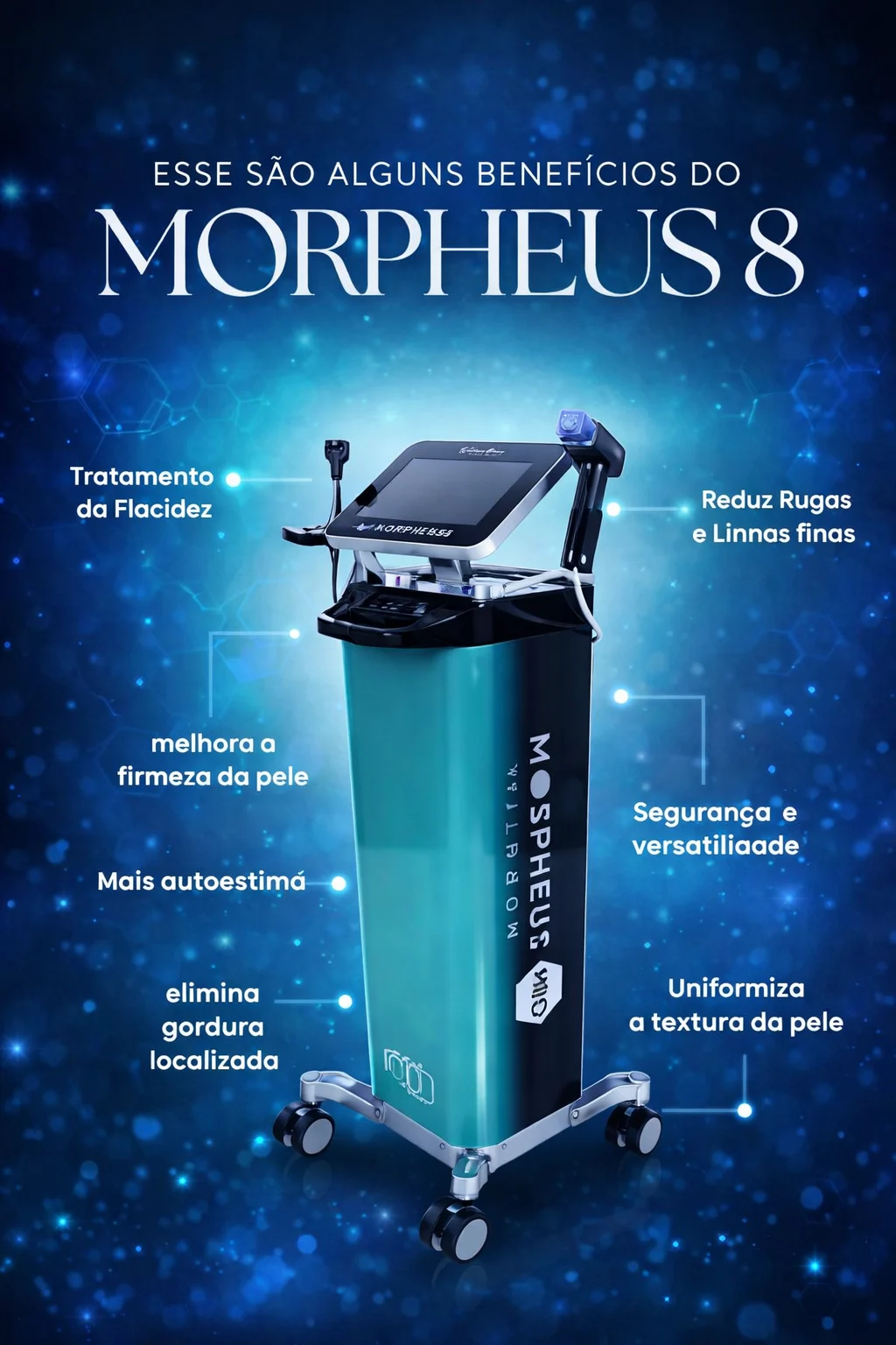 Exposição de máquinas Benefícios do Morpheus8