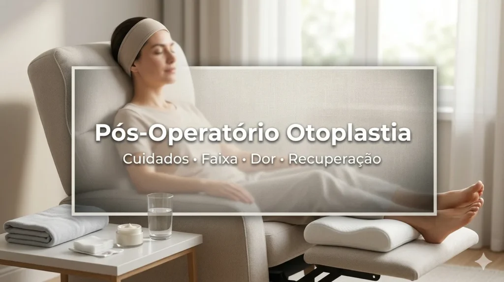 pós-operatório otoplastia