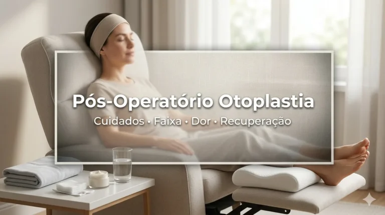 pós-operatório otoplastia