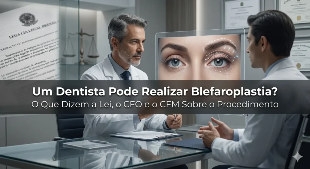 Um dentista pode realizar blefaroplastia
