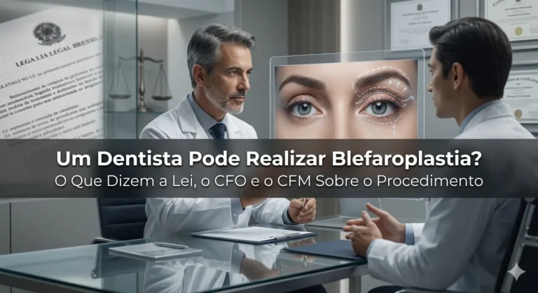 Um dentista pode realizar blefaroplastia